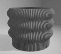 Modern planter 3D model