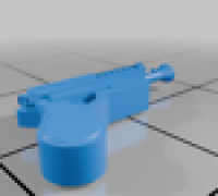 Kate comics Blaster Pistol 3D model