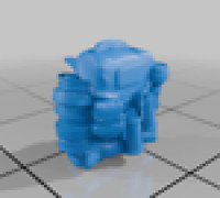 Warsystem Sacks/Backpack STLs 01 3D model