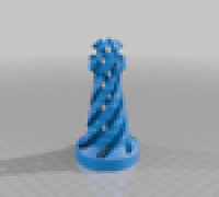 Lighthouse Vortex Spiral Fidget Toy 3D model