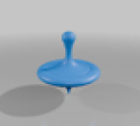 3D printable spinning top 3D model