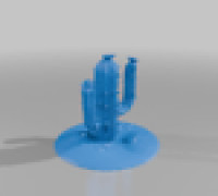 3D printable cactus model 3D model
