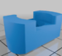 T-handle lid clamp 3D model