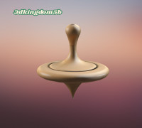 3D printable spinning top 3D model