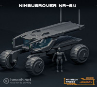 NIMBUSROVER vehicle 3D model