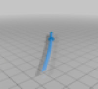 Plo Koon's Sword 3D model