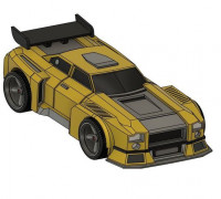 Coche estilo hotwheels acceleracers 3D model