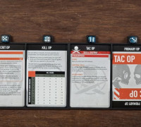 Kill Team Objective Card Trays 3D model