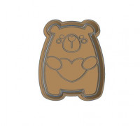 Oso corazon San Valentin 3D model