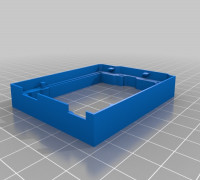 Adruino self-holding thick snap fitting bumper case. Easy first project for students and hobbyists 3D model