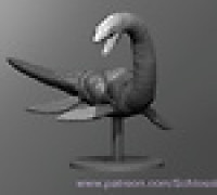 Plesiosaur 3D model