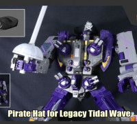 Pirate Hat for Transformers Legacy Tidal Wave 3D model