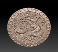 dragon and phoenix 3D model