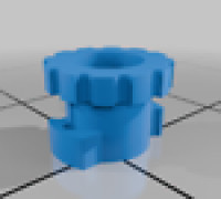 Lamp base T3 3D model