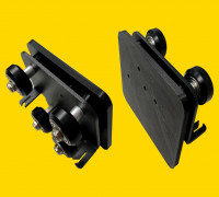 Creality CR10 Platform - Dual Extrusion Upgrade 3D model