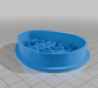 Easter Egg Cookie Cutter 3D model