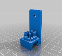 End_clip_with_filament_sensor_hanger 3D model