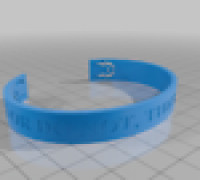 a Star Wars bracelet 3D model