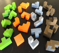 Cube Puzzle Quartet 3D model