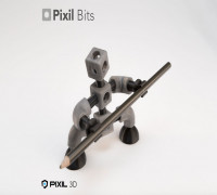 Pixil Bits 3D model