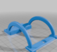 Martin Backpacker Wall Mount (Peg) Improved 3D model