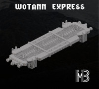 Dwarf Train: Machinery Wagon 3D model