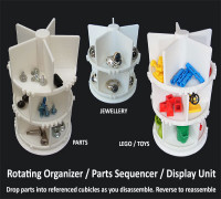 Rotating Organizer / Parts Assembly Sequencer / Display Stand 3D model