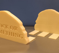 "Rock Or Something" Bookends 3D model