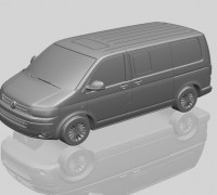 VW T5 GP Multivan 3D model