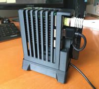 Raspberry Pi 4 Nano Tower Case Rev.3 3D model