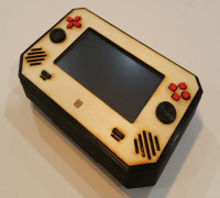 Portaberry Pi Ultra (Portable Rpi Game Emulator) 3D model