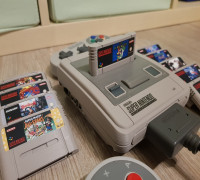 Super Nintendo (SNES) PAL Raspberry Pi 3 Case 3D model