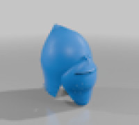 Klappvisor Bascinet 3D model
