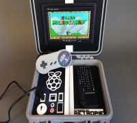 Retro Pie Box - Portable Raspberry Pi Emulation Console ***OUTDATED VERSION*** 3D model