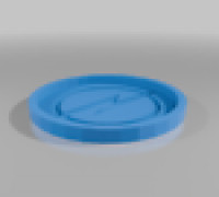 Opel Logo Coaster 3D model