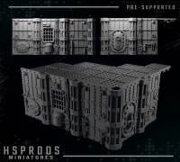 Terrain scifi war game 3D model