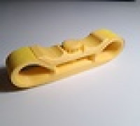 Sandingblock with angled clamp and Concave/Convex/flat system 3D model