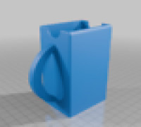 Juice Box Holder 3D model