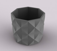 Geometric Organizer Box 3D model