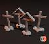 Trench Crosses 3D model