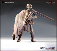 Skeleton Villager 11 3D model