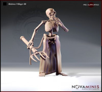 Skeleton Villager 08 3D model