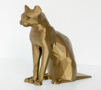 Cat Doorstop 3D model