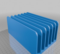 Soporte almacenamiento tablets 3D model