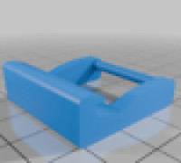 iSaw A2 Action camera Clamp 3D model