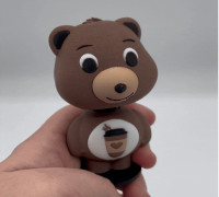 Caffeine Bear COMMERCIAL USE 3D model