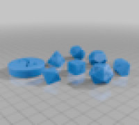 Bronkula's Dice Set + D2 3D model