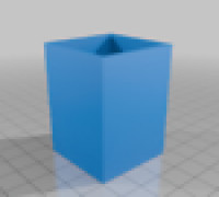 Bed Leg Riser 30x30mm – Raises 2.9cm 3D model