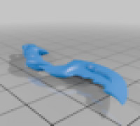 Blink Dagger Keychain 3D model