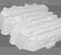 Sci-fi Dice tray and Terrain 3D model